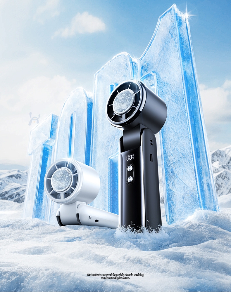 Handheld Kühlventilator Mit Halbleiter-eiskühlung Für Den Schreibtisch_voghion.com