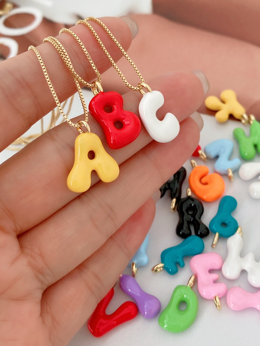 All Seasons Season Plating Design 1 Piece 10.1*17.9mm 18.7*11.6mm Copper Letter Pendant