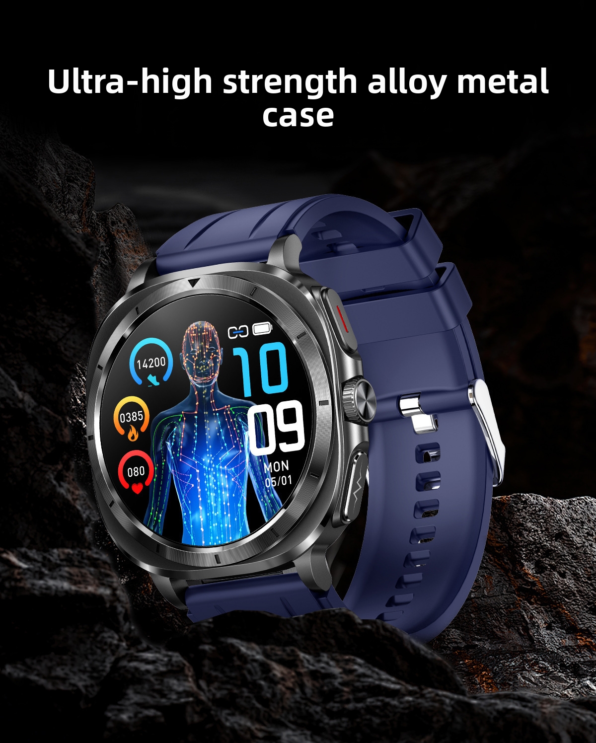 Smartwatch con ecg chiamata bluetooth glicemia temperatura nfc_voghion.com