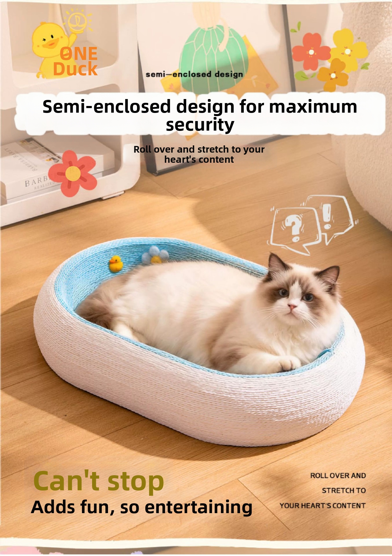 Extra Large Cat Scratching Board Bed Wear Resistant Sofa For Cats_voghion.com