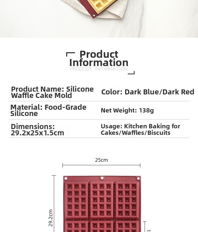 Waffle Mold Set For Diy Home Baking And Kitchen Specialty Treats_voghion.com