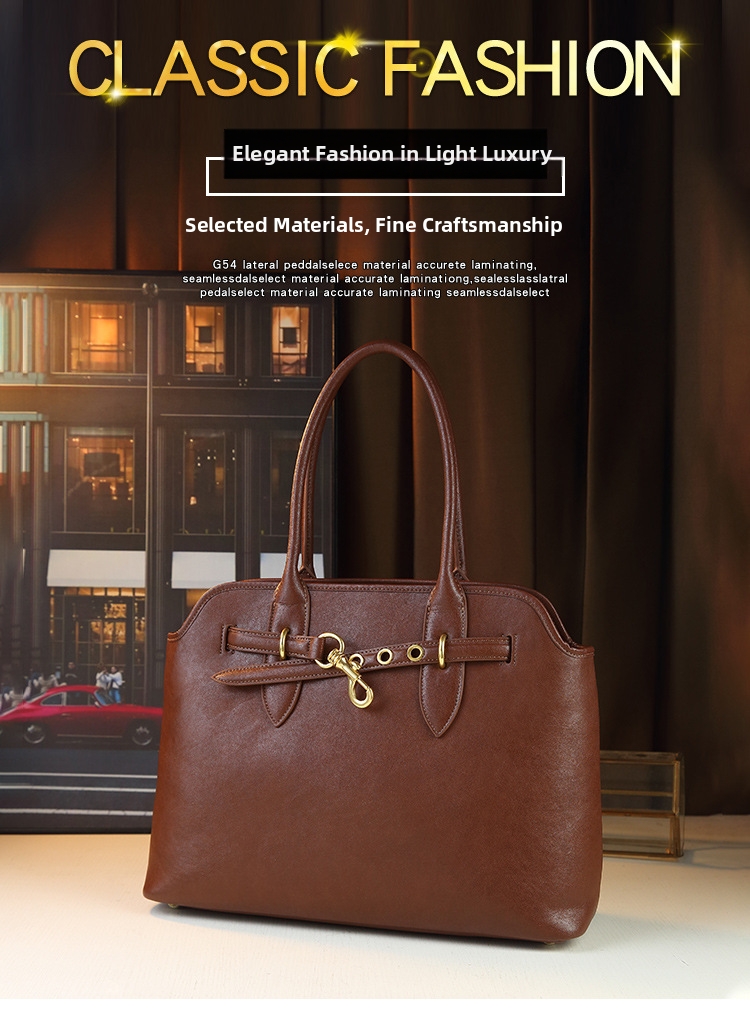 Borsa a tracolla donna in vera pelle stile retro borsa a mano_voghion.com