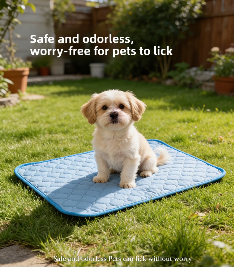 Cooling Dog Mat And Cat Cooling Bed Breathable Ice Silk Pet Pad_voghion.com