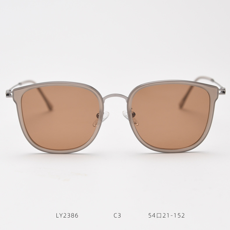 Polarized Sunglasses Light Metal Thin Edge Trendy Unisex Glasses_voghion.com