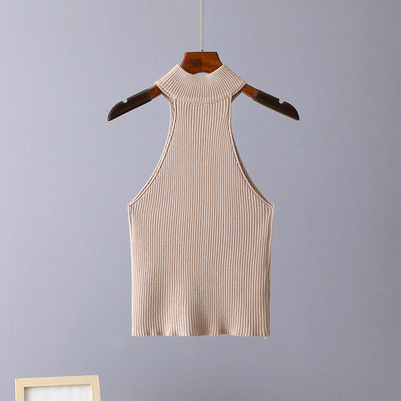 Women's Fashion Three Piece Set Copper Button Cardigan Top With Vest And Casual Pants American Style For Spring Autumn_ecoleips.com