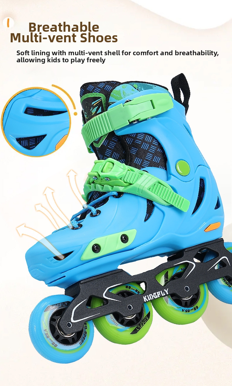 Kinder Rollschuhe Komplettset Für Anfänger Inline Skates_voghion.com