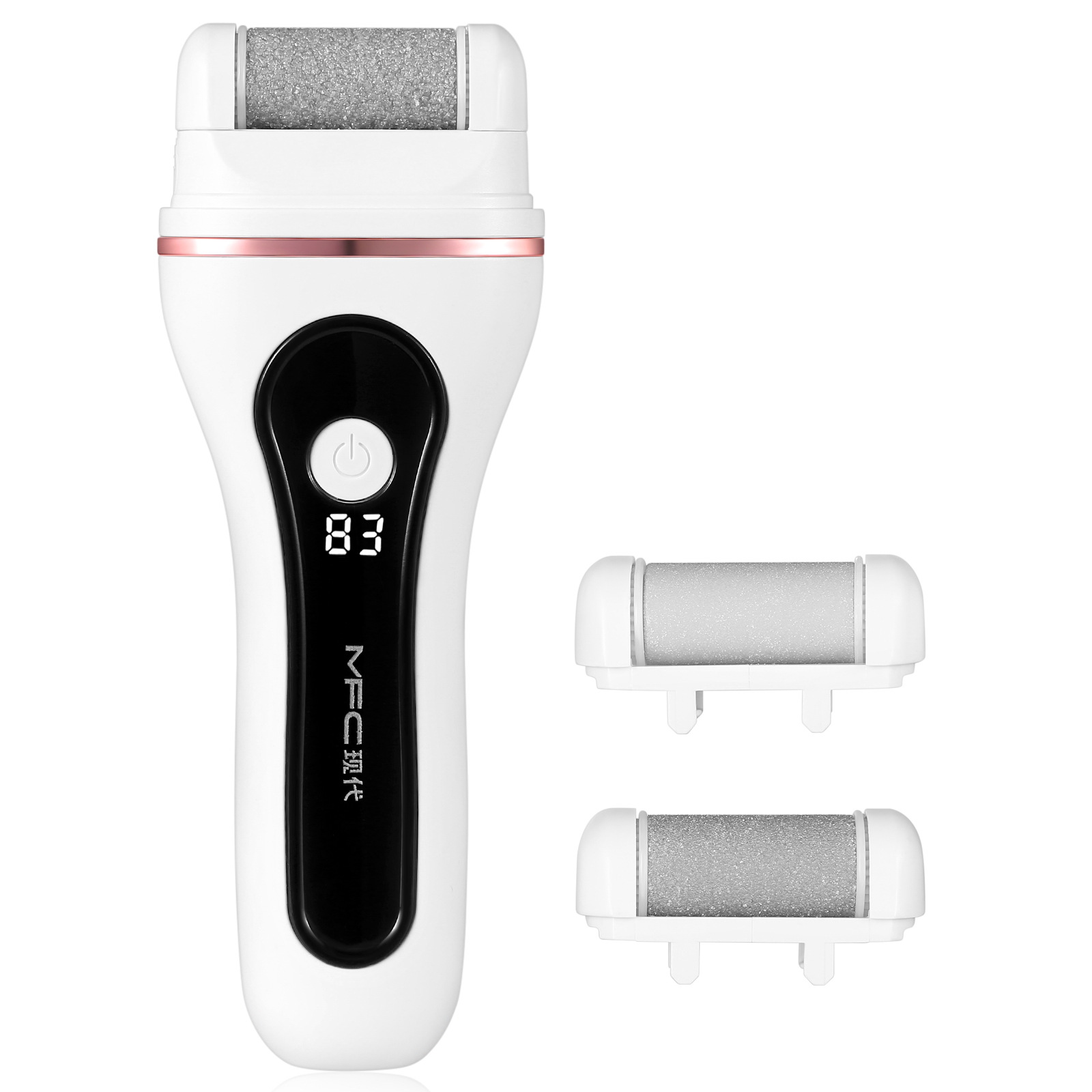 Oplaadbare elektrische voetvijl voor thuisgebruik, automatische eelt- en nagriemverwijderaar._voghion.com