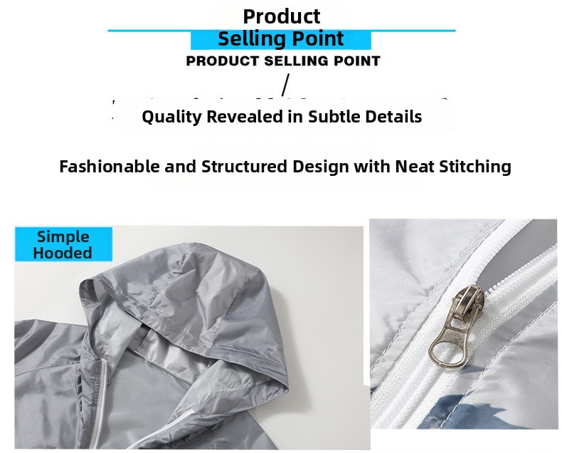 Men's Sun Protection Hoodie Upf Lightweight Breathable Outdoor_voghion.com