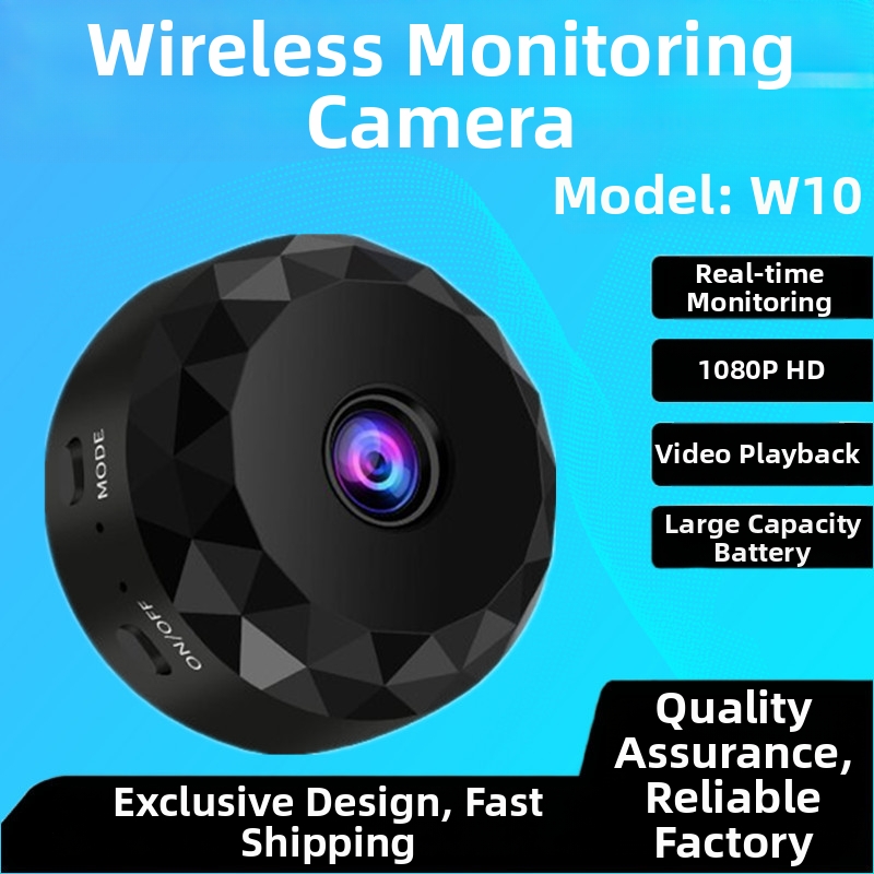 Kablosuz Kamera W10 Uzaktan İzleme Ev Güvenliği Ultra HD Ağ Video Gözetimi Wi-Fi Mobil Erişim_voghion.com