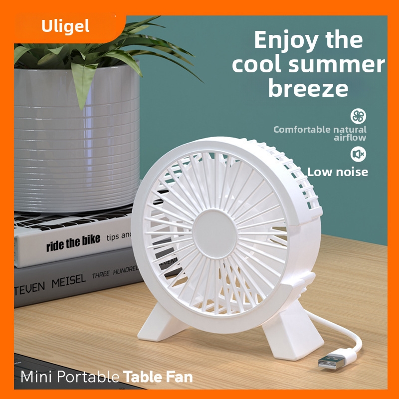 Kleiner Cartoon Usb Tischventilator Leise Für Studenten_voghion.com