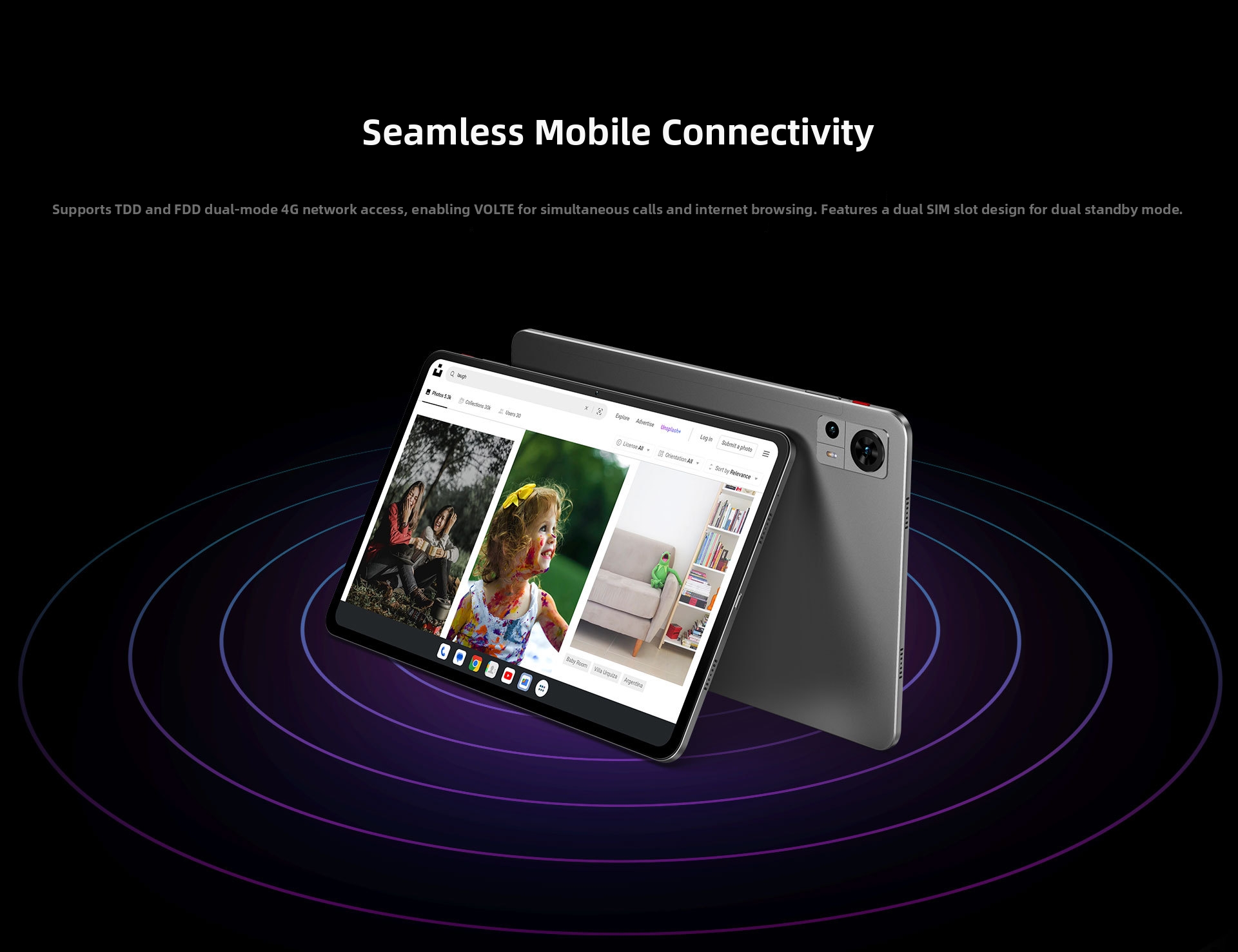 Tablet PC T60 da 12 pollici, piena compatibilità di rete, 8 GB di RAM, 256 GB di ROM, sistema Android._voghion.com