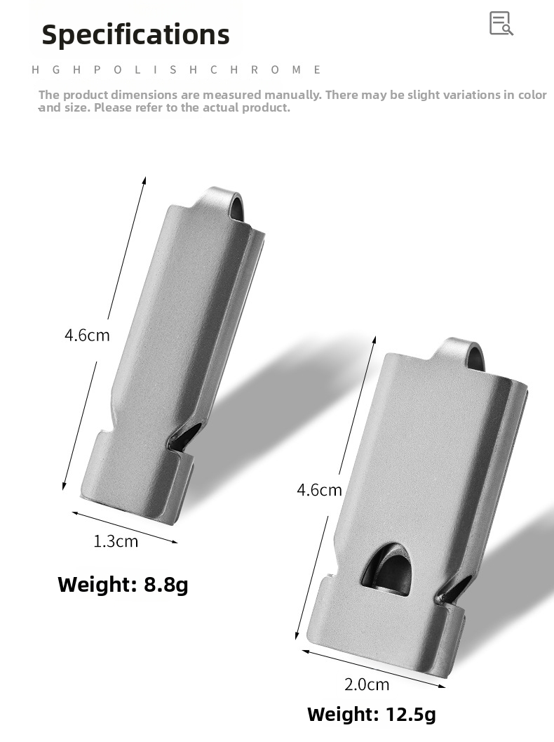 Överlevnadspipa i titan med tre rör för utomhusbruk_voghion.com