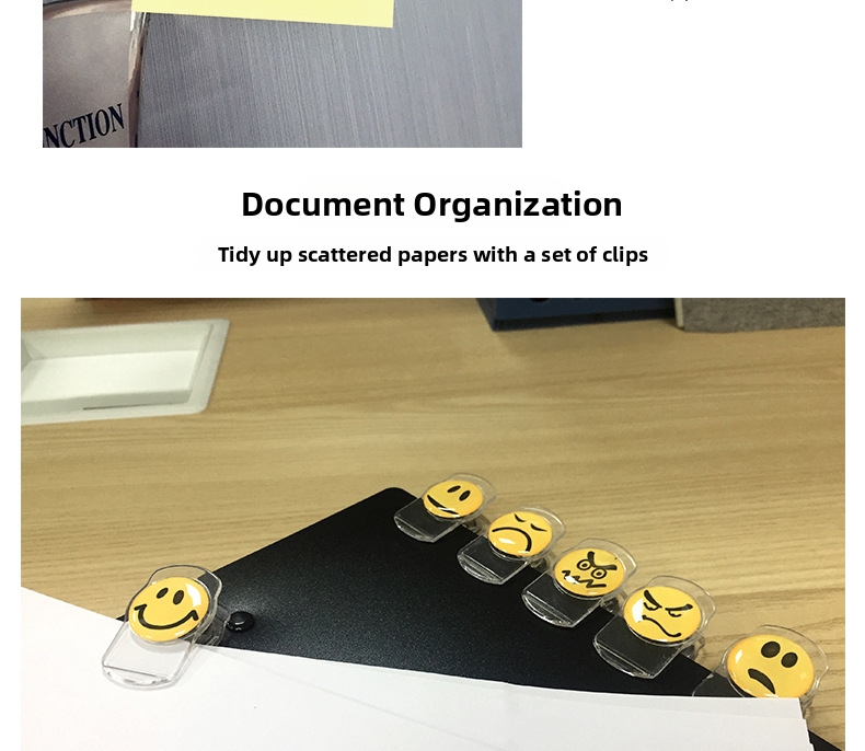 Cute Emoticon Clips For Kitchen And Photo Organization Accessories_voghion.com