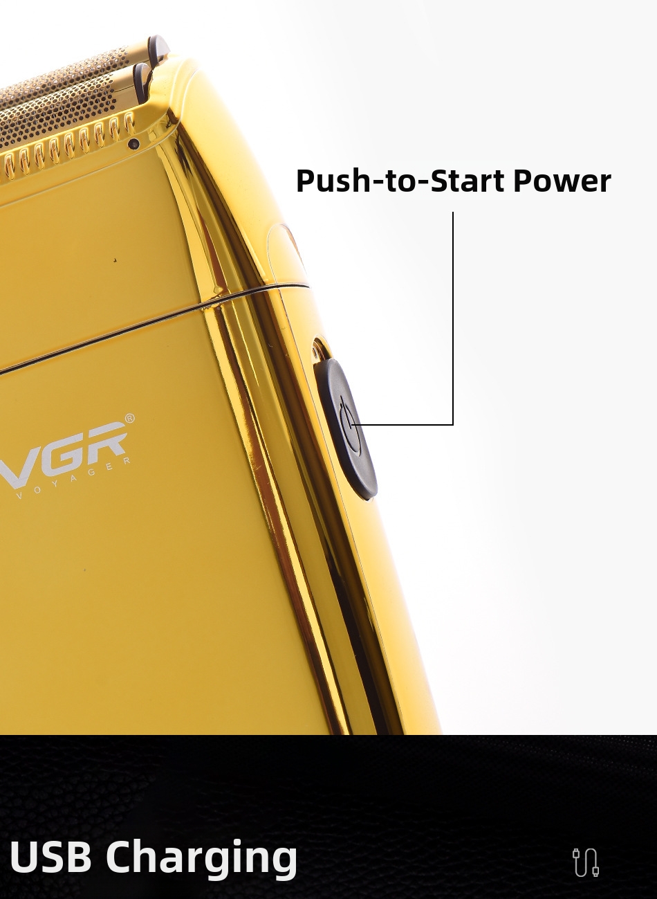 Vgr Professional Electric Shaver For Men With Digital Display_voghion.com