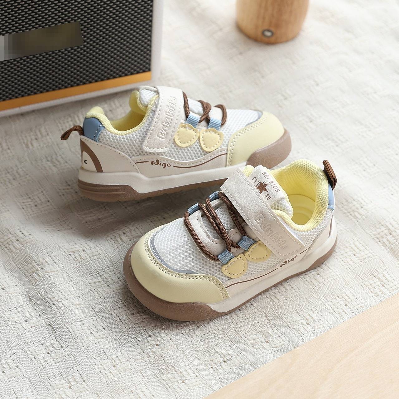 Breathable Double Mesh Baby Walking Shoes Soft Sole First Walkers for Infants 0-3 Years Old_voghion.com