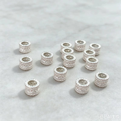 999 pure silver fortune beads, Zərgərlik ara hissələri