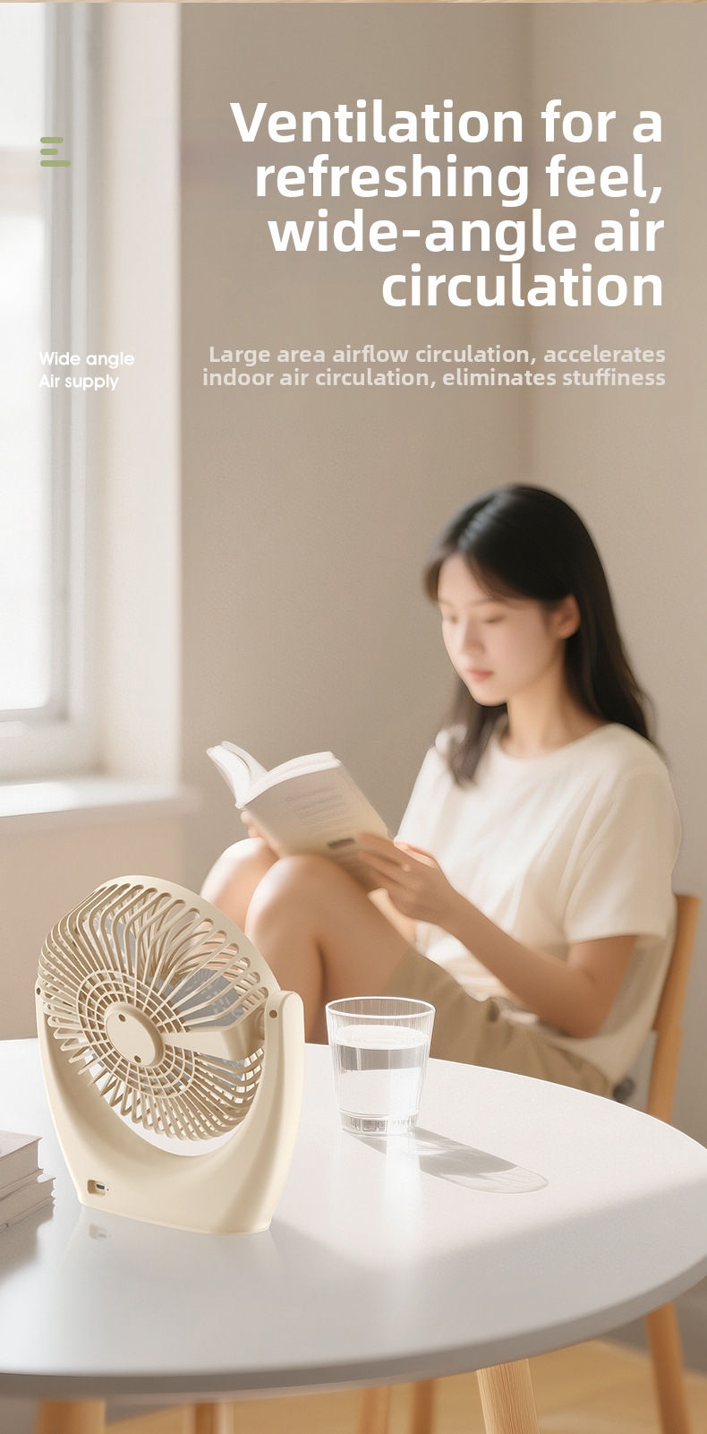 Mini ventilatore usb da tavolo con clip e lampada da scrivania_voghion.com