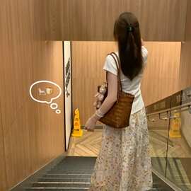 法式拼接巨炸裂2025夏季碎花百褶半身裙女高腰显瘦A字裙百搭垂感
