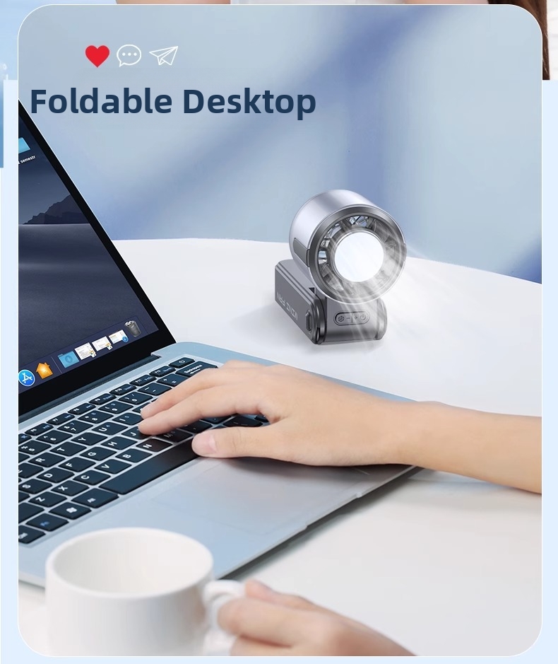 Tragbarer Handventilator Klappbar Mit Turbine Für Den Haushalt_voghion.com