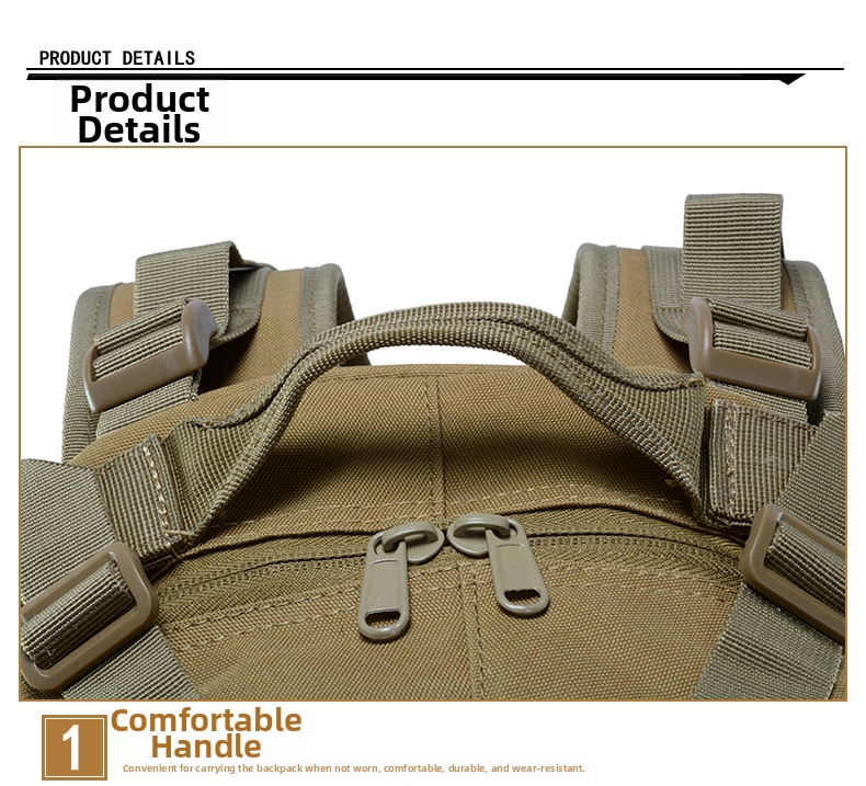 Tactical Military Backpack Large Capacity Men's Hiking Bag_voghion.com