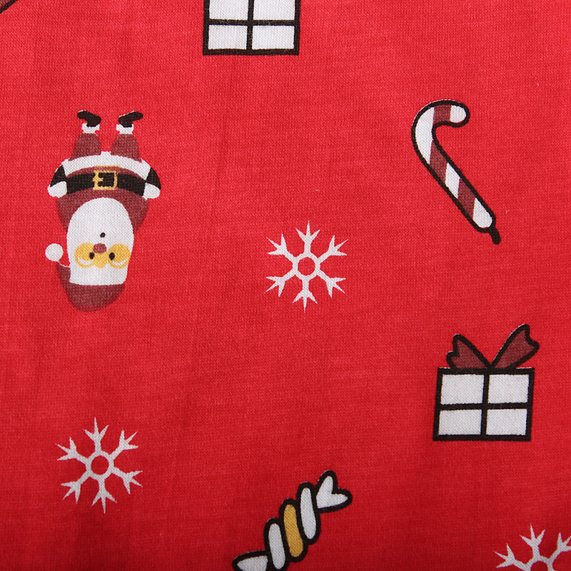 Zweiteiliges Set aus langärmeligem Baumwoll-Langarmshirt und Hose mit Schneemann-Print für Kinder im amerikanischen Stil – ideal für Frühling, Herbst und Weihnachten._voghion.com