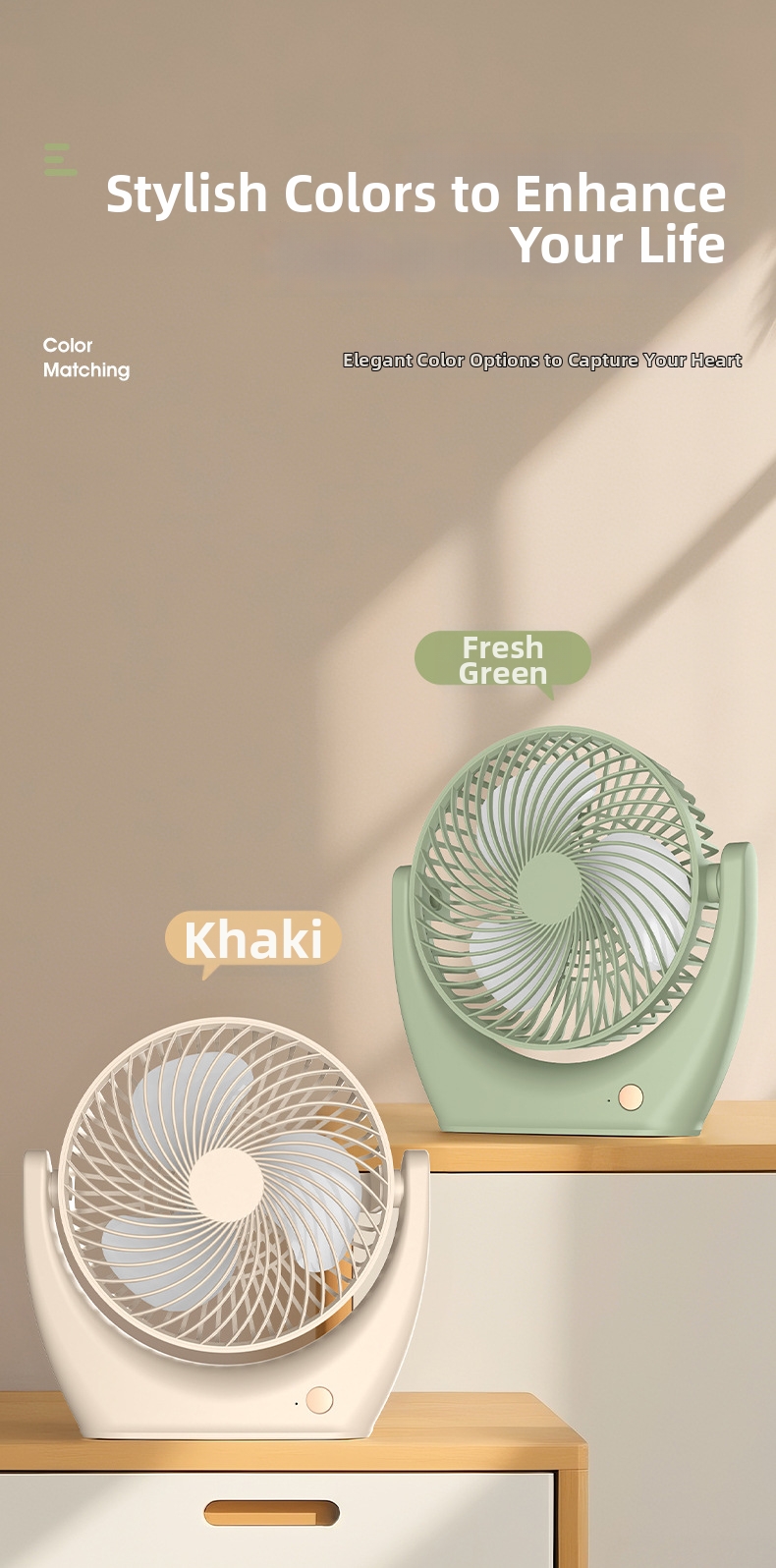 Mini ventilatore usb da tavolo con clip e lampada da scrivania_voghion.com
