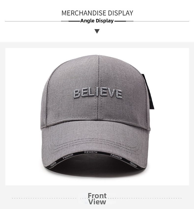 Men's Stylish Embroidered Baseball Cap Versatile Sun Hat_voghion.com
