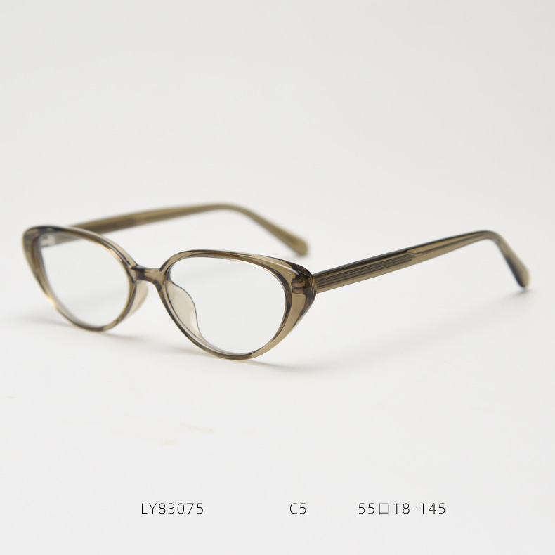 Retro Cat Eye Glasses Frames For Women Acetate Artistic Style_voghion.com