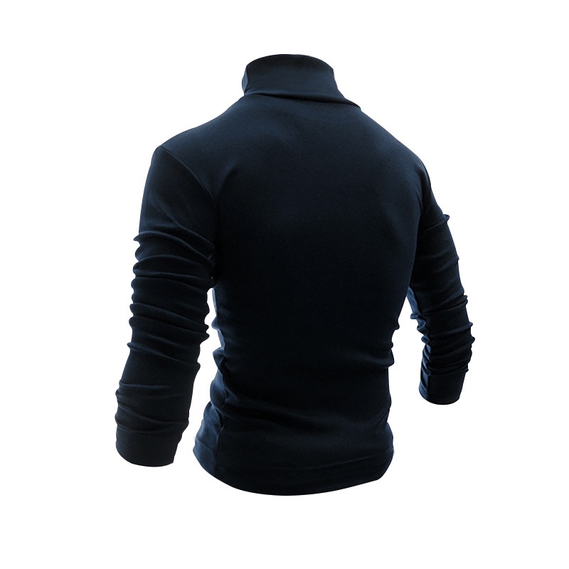 Men's Turtleneck Sweater Long Sleeve Pullover Autumn Winter_voghion.com