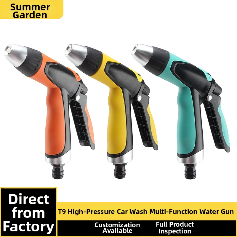 High Pressure Garden Watering Device Rubber Coated Connects To Tap Water For Home Use Car Wash Irrigation_voghion.com