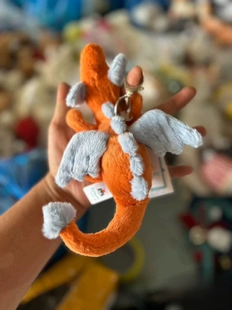 Подвеска Jellycat с медведем баклажаном и круассаном полный комплект подарок
