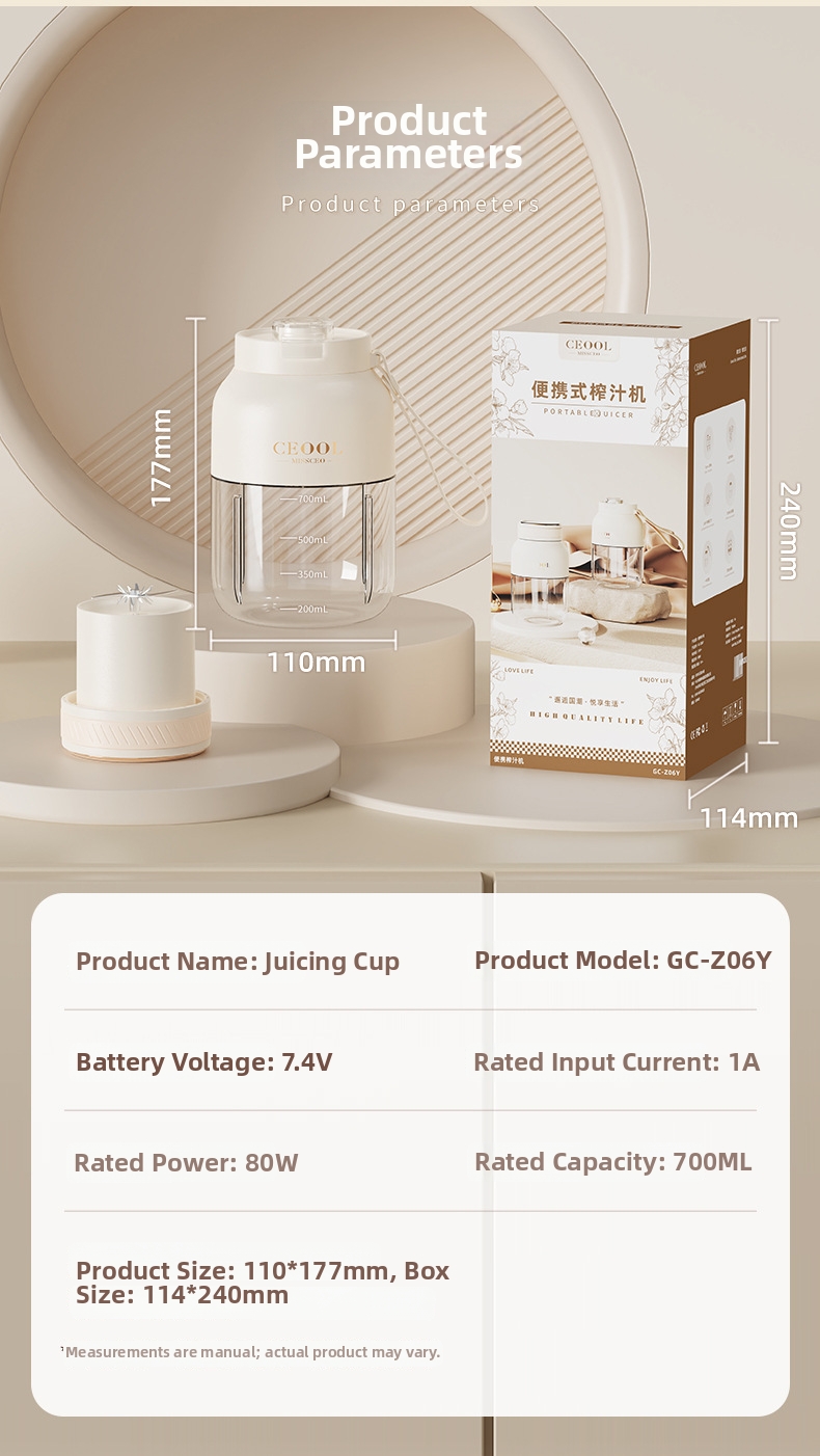 Nuovo modello di spremiagrumi elettrico portatile multifunzione di grande capacità con funzione tritaghiaccio per preparare succhi di frutta_voghion.com