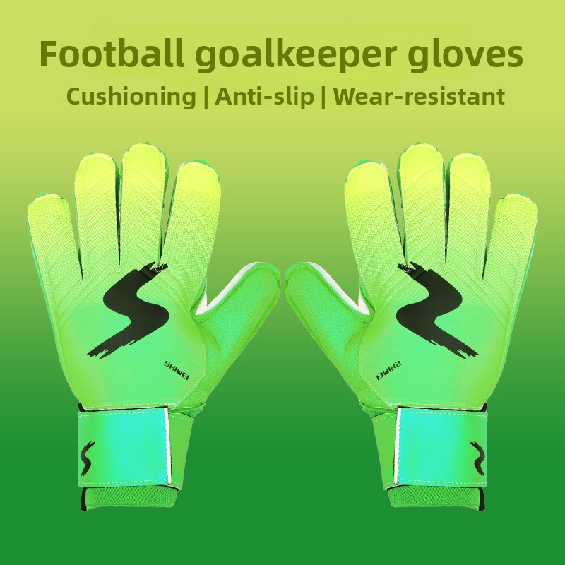 Torwart-Fußballhandschuhe, atmungsaktiv, für Kinder, Grundschüler, Profi, Fingerschutz, rutschfest, abriebfest, für Erwachsene, Training, Herren_voghion.com