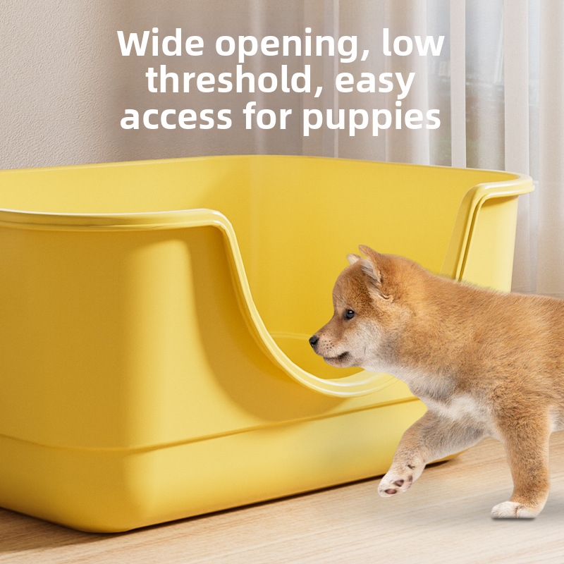 Lettiera per cani di grandi dimensioni a forma di vasca da bagno, toilette per animali domestici in rete metallica, accessori per cani di piccola taglia_voghion.com