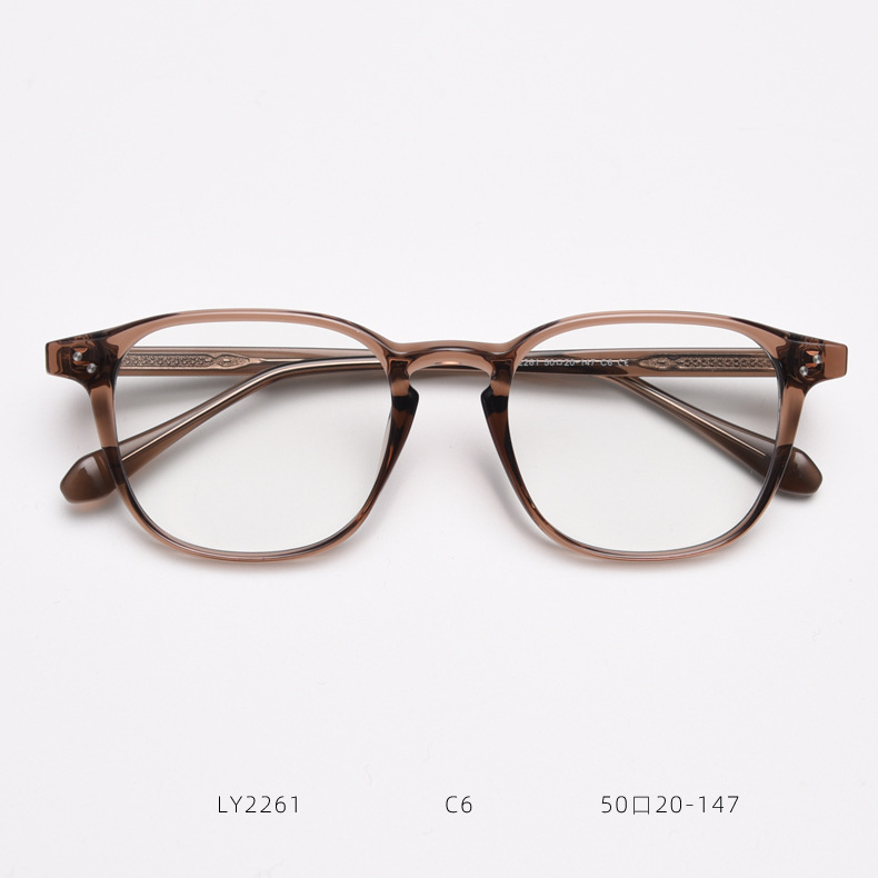 Unisex Retro Eyewear Frames Japanese Korean Style Artistic Look_voghion.com