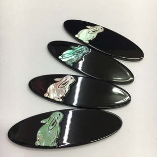 Shell jewelry accessories hairpin Patch Rabbit Pearl clip diy accessories material manufacturers