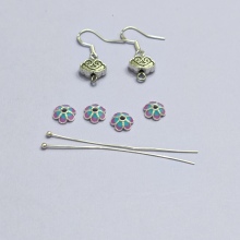 ���h��Ȧ���۴ֶ��h925�yɫ��ɫ���^�����y̩�y���y���h���DIY��
