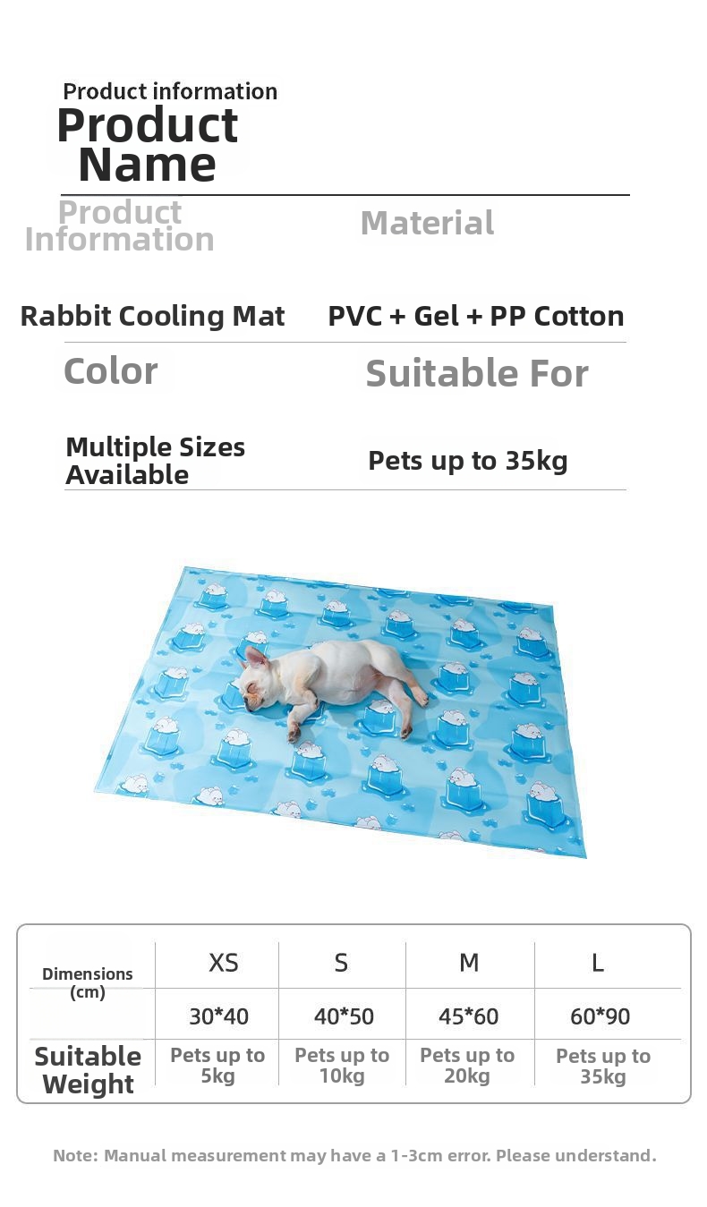 Pet Cooling Mat For Dogs And Cats Soft Summer Bed For Pets_voghion.com