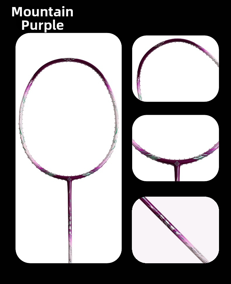Kolfiber badmintonracket för amatörträning och sport_voghion.com