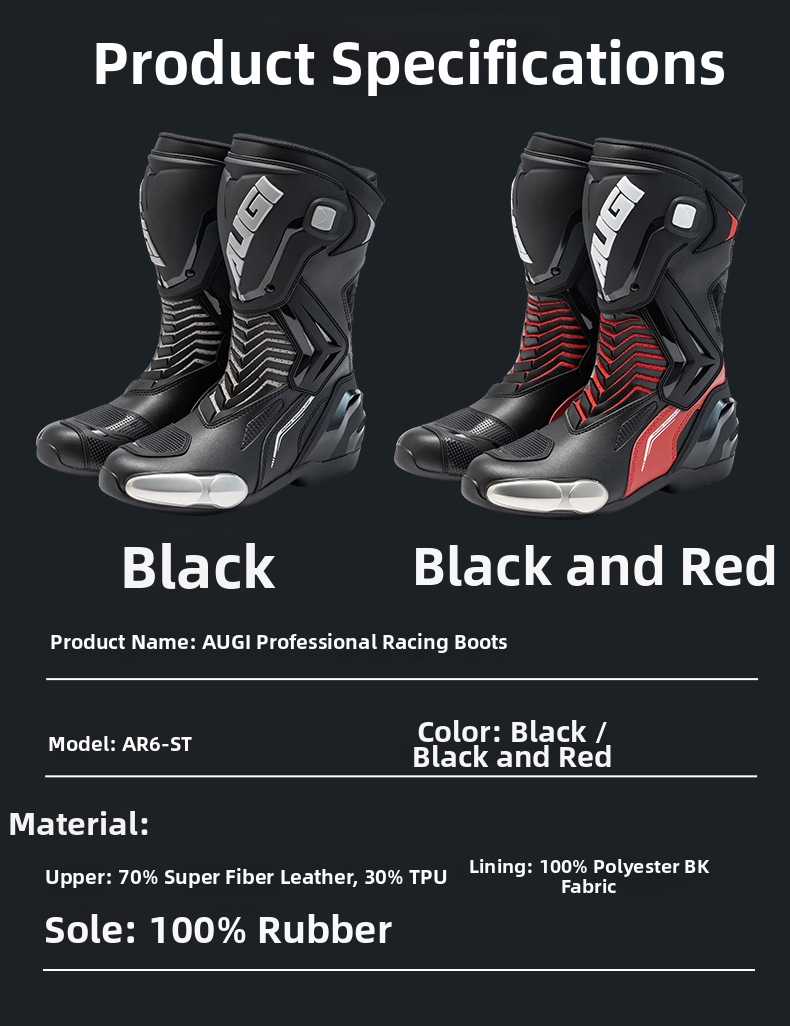 Bottes de moto professionnelles pour course et protection_voghion.com