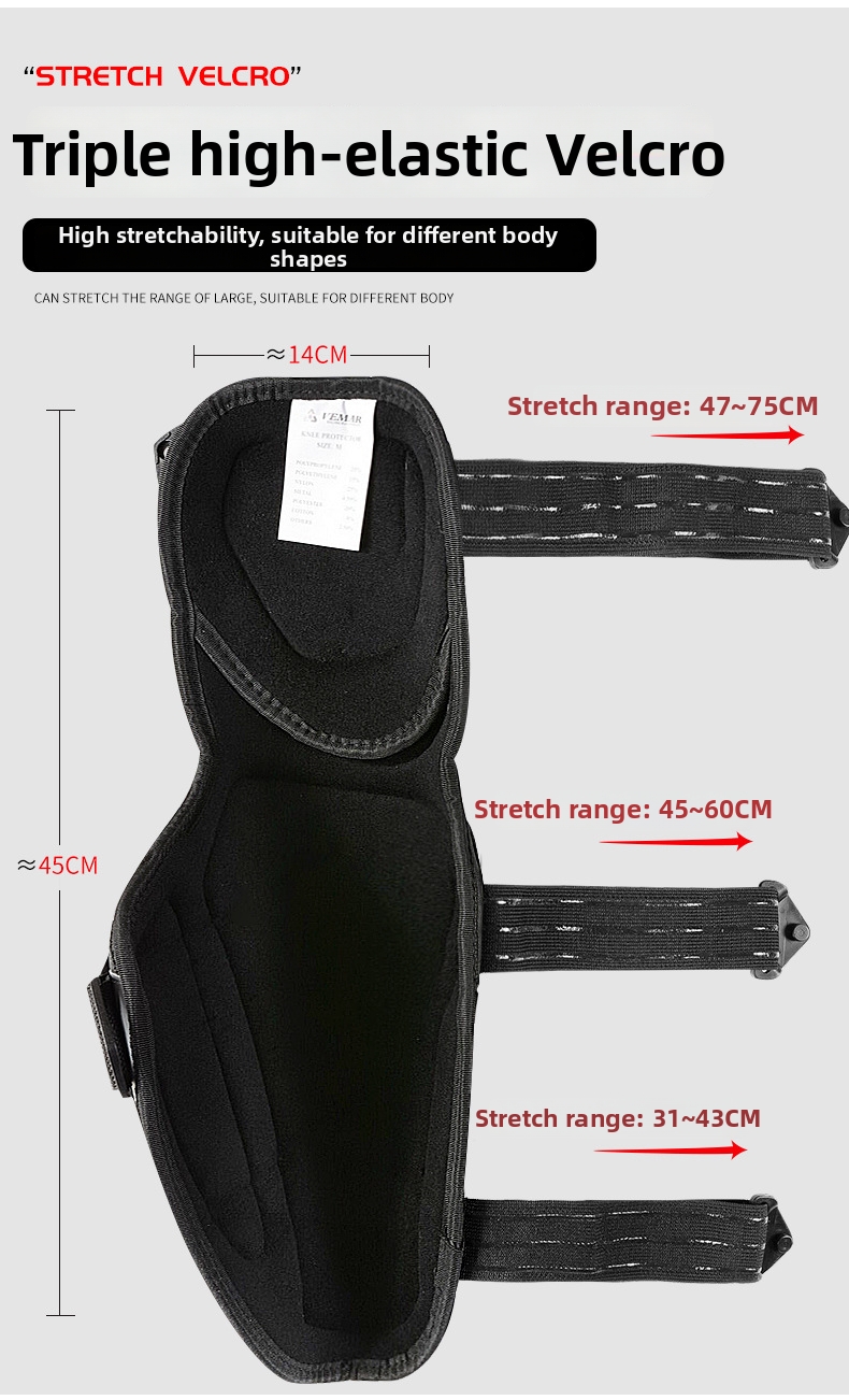 Motorcycle Knee Pads Lightweight Breathable Protective Gear Men_voghion.com