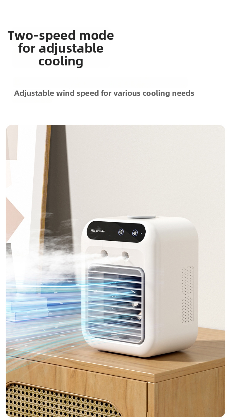 Mini Tisch-luftkühler Mit Luftbefeuchter Für Büro Und Zuhause_voghion.com