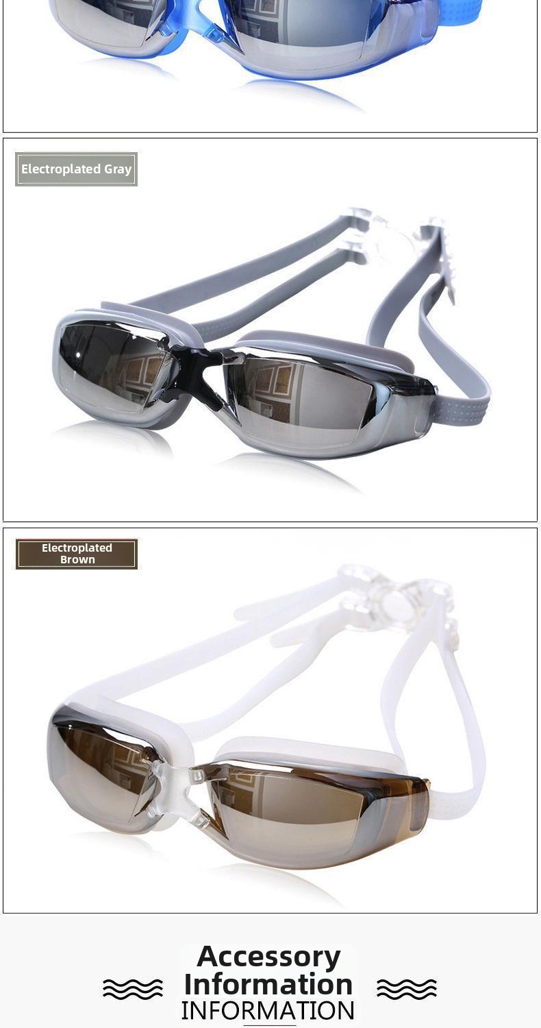 Ensemble de natation pour homme : maillot de bain imperméable à séchage rapide, imitation peau de requin, avec lunettes et bonnet._voghion.com