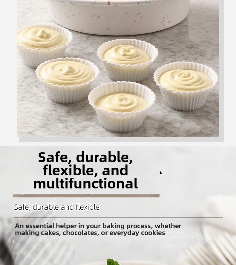 Silikone kageform til mousse og bagning - rund form_voghion.com