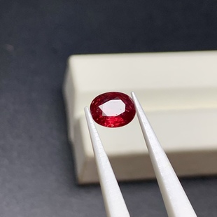 1.02 karat natural pigeon blood red ruby 7.3*5.96mm color rich saturation high