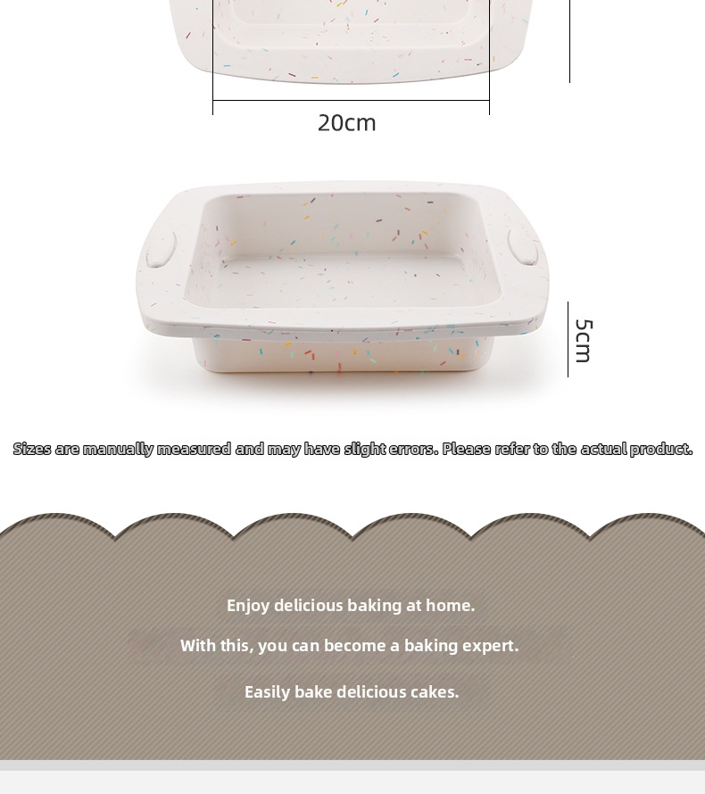 Silicone Round Cake Mold 8 Inch High Temperature Resistant Baking Pan Mousse Cake Kitchen Mold_voghion.com