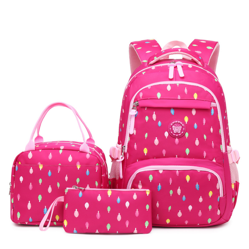 Damen Mode Rucksack Set Für Die Schule Mit Brottasche Und Etui_voghion.com
