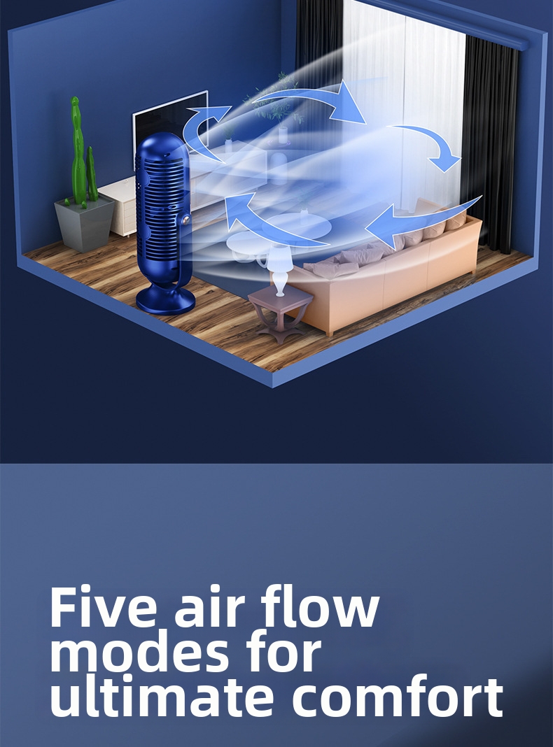 Portable Desktop Fan Rechargeable Usb Oscillating Fan For Home_voghion.com