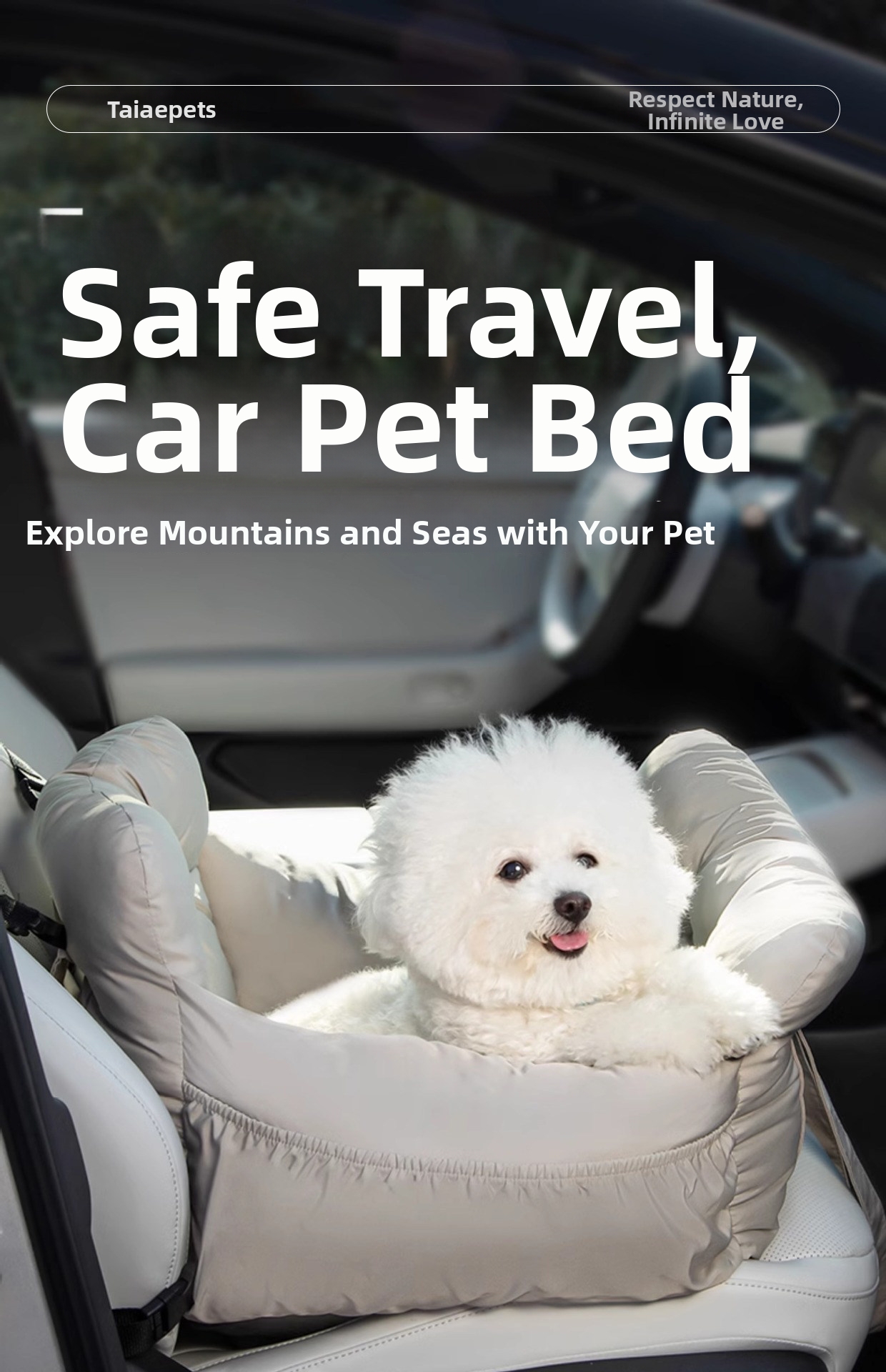 Hundesitz Für Das Auto Und Abnehmbarer Tierkennel Für Hunde_voghion.com