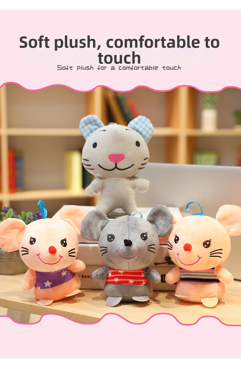 Wedding Plush Toy Set For Couples Mini Interactive Stuffed Animal_voghion.com